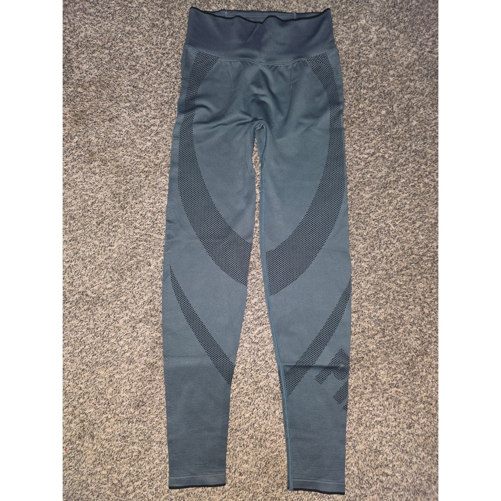 Pink Victorias Secret Active Seamless High Waist Mesh Detail Leggings Teal Small